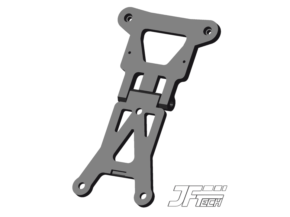 Support plaque immatriculation moto